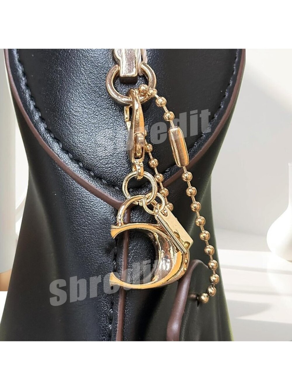 Sbredit Women's Golden 2-pic Set-golden Bag Charm For Handbags Purse Accessories - Picture 4 of 7